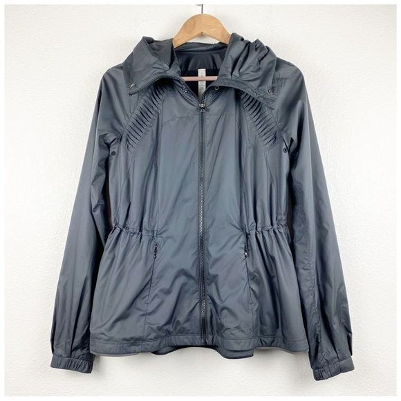 Lululemon Making Moves Hooded Gray Jacket Size 4