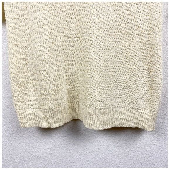 Lisa Says Gah x UO NWT Penny Long Sleeve Dress in Ivory Size M/L