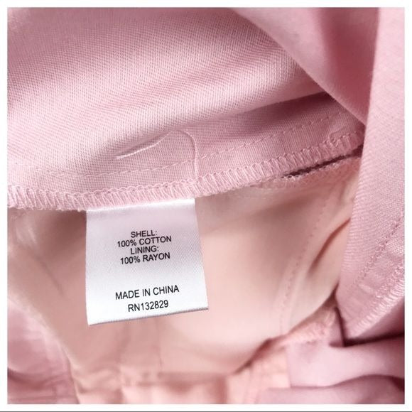 Tularosa NWT Barrett High Waist Denim Button Fly Front Pant Blush Pink Size XS