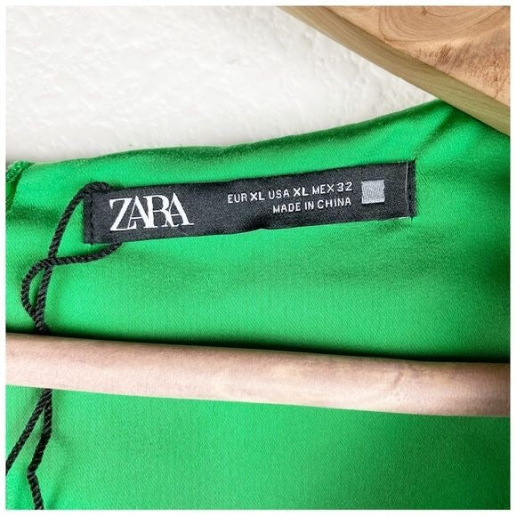 Zara Jewel Trim Draped Dress Size XL