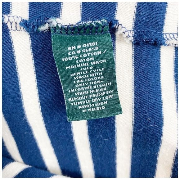Lauren Ralph Lauren Varsteen Blue Striped Dress Size Small