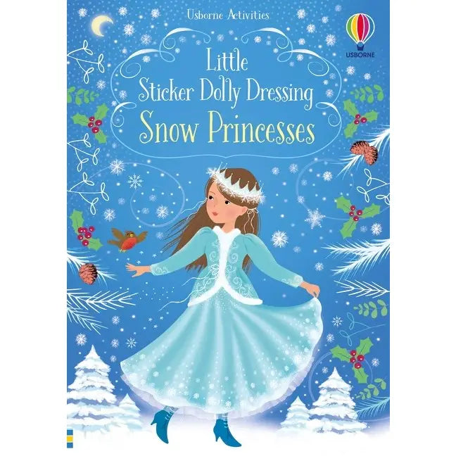 Usborne Little Sticker Dolly Dressing Snow Princess Sticker Book