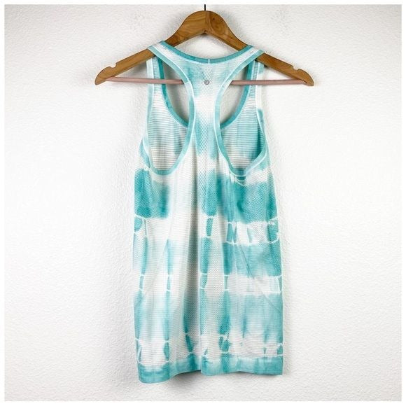 Lululemon Swiftly Tech Racerback Heathered Tranquil Blue Size 6