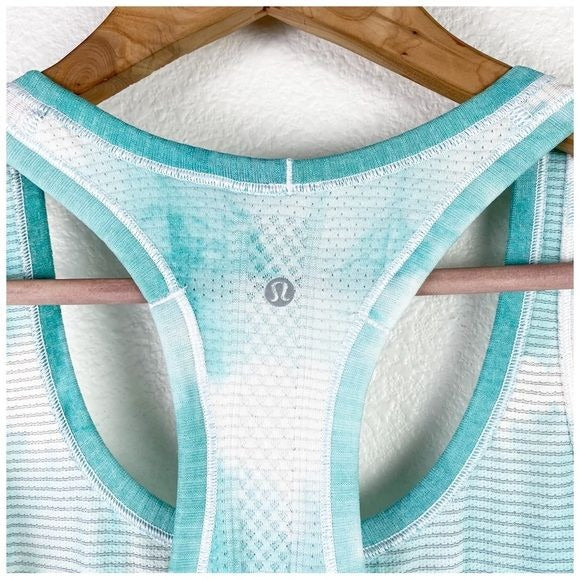 Lululemon Swiftly Tech Racerback Heathered Tranquil Blue Size 6