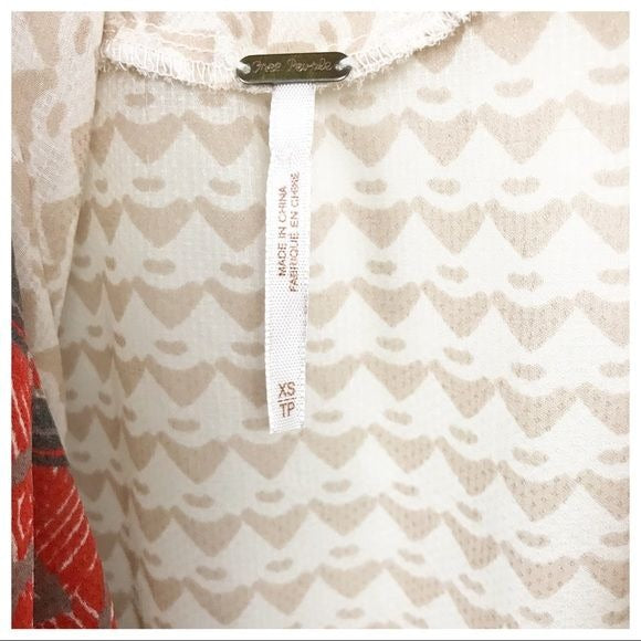 Free People Mystic Peasant Blouse Size XS
