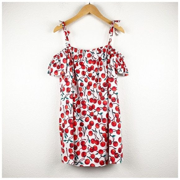 Milly Minis Girls Cherry Eden Cold Shoulder Size 12