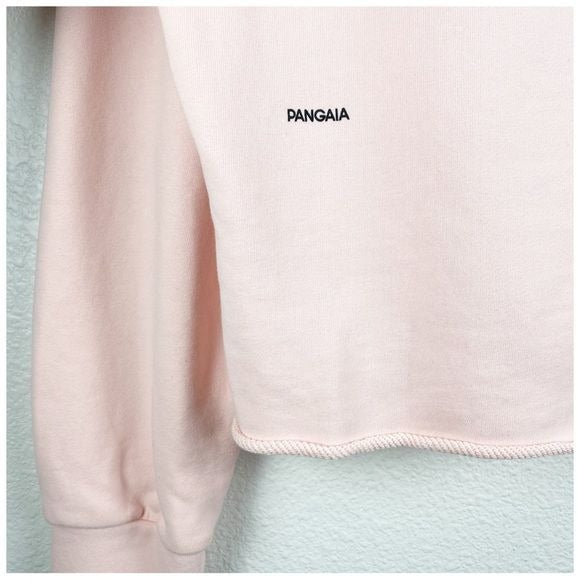 Pangaia Pink Cropped Sweatshirt Size Small