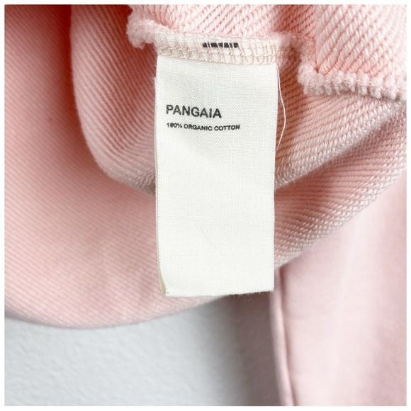 Pangaia Pink Cropped Sweatshirt Size Small