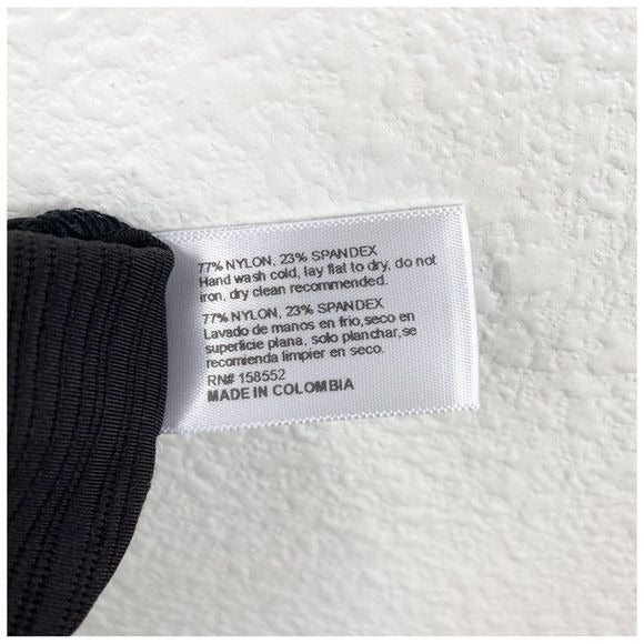 Frankies Bikinis NWT Black Joey Plisse Pant Size Small