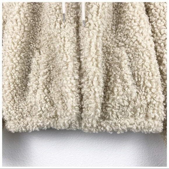 NWT Walter Baker Shearling Bomber Jacket Size Small