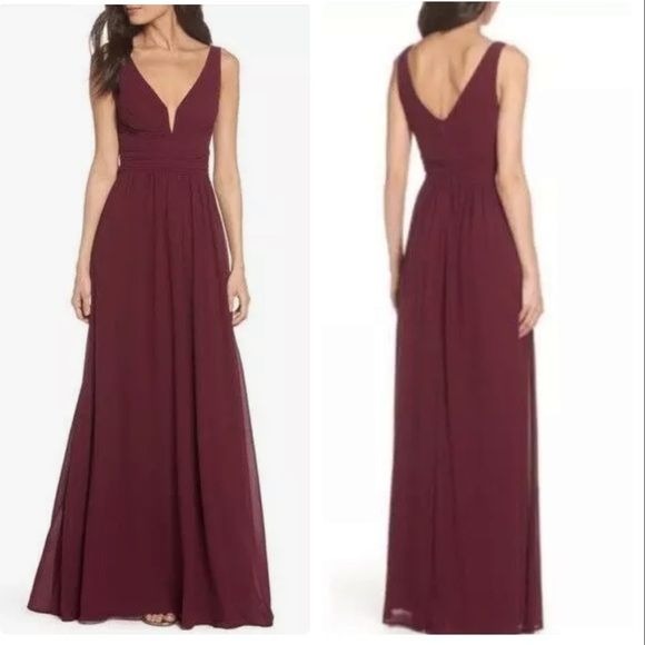 Lulus Leading Role Maxi Dress in Burgundy Size XS Ernest Grace Lulus Leading Role Maxi Dress in Burgundy Size XS Ernest Grace