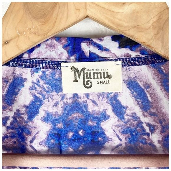 Show Me Your Mumu Meztler Printed Fringe Kimono Size Small