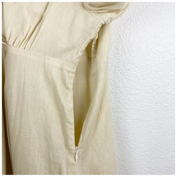 Stetson Cream Grommet Dress Size Medium