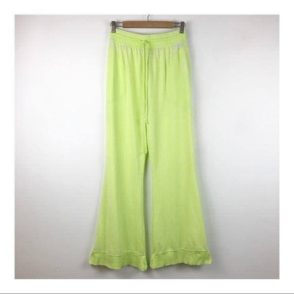 Free People Cozy Cool Girl Sweatpants in Lightening Bug Size Small