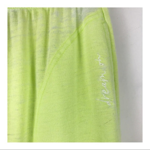Free People Cozy Cool Girl Sweatpants in Lightening Bug Size Small