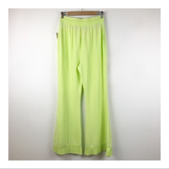 Free People Cozy Cool Girl Sweatpants in Lightening Bug Size Small