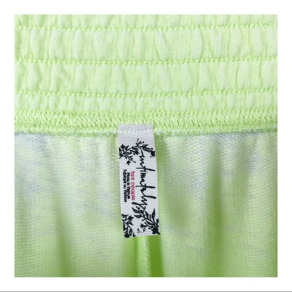 Free People Cozy Cool Girl Sweatpants in Lightening Bug Size Small