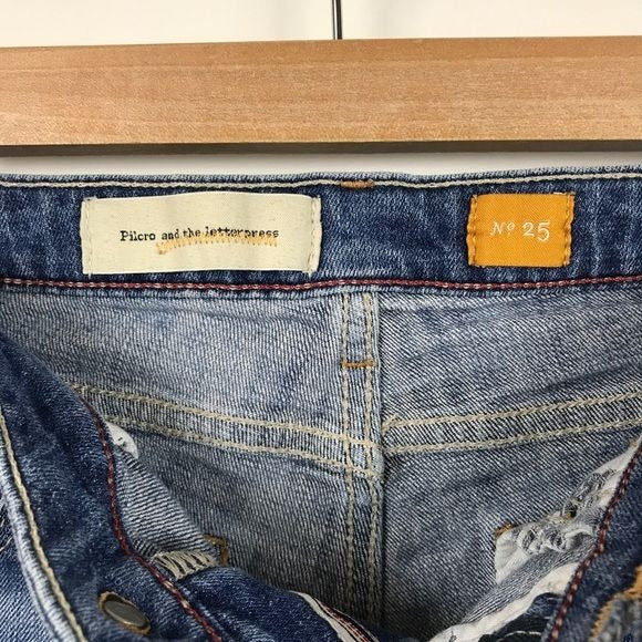 Anthropologie Pilcro and the Letterpress Bermuda Shorts Size 25