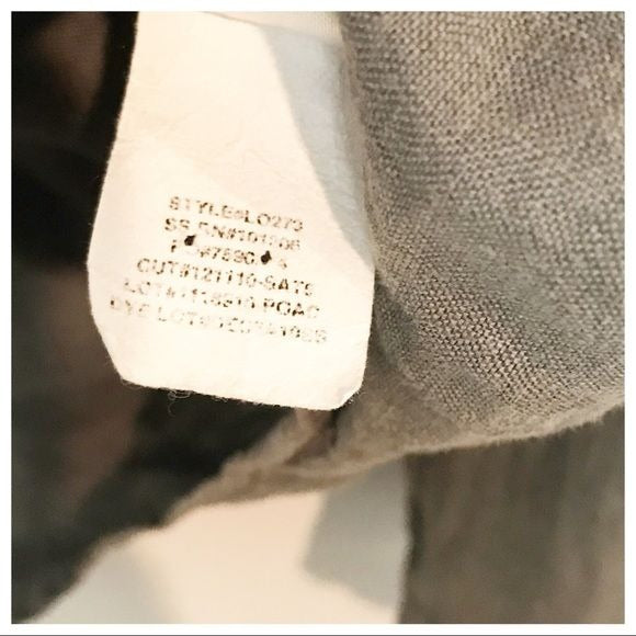 Soft Surroundings Linen Button Down Size Large