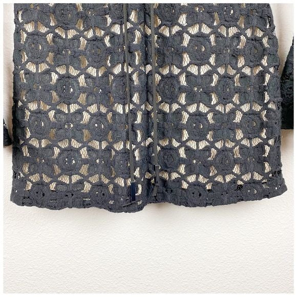 Free People Back to Black Crochet Dress Size 4