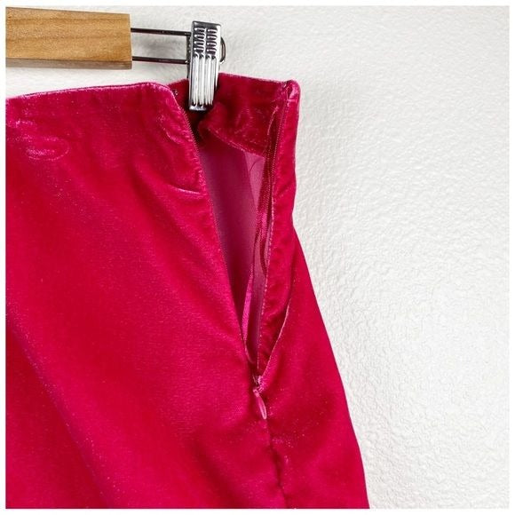 Free People NWT Pink Velvet Annalise Mini Skirt Size 10