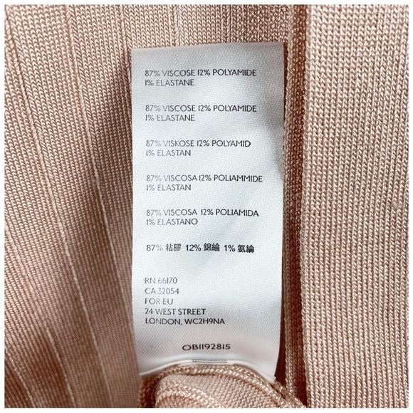 Free People Under Sun Ribbed Maxi Skirt in Pink Size XS