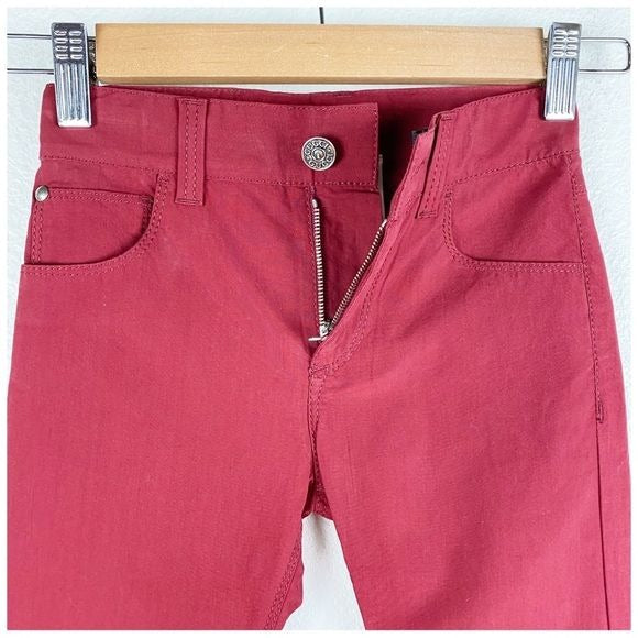 Gucci Kids Red Straight Leg Pants Size 4