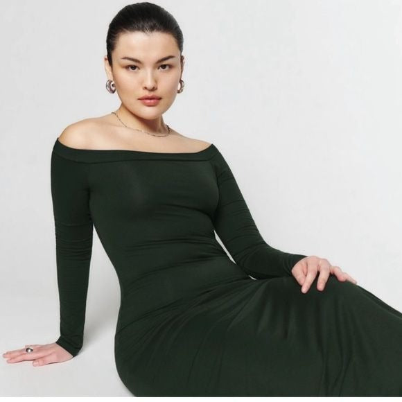 Reformation Prudence Dress in Green Size XS