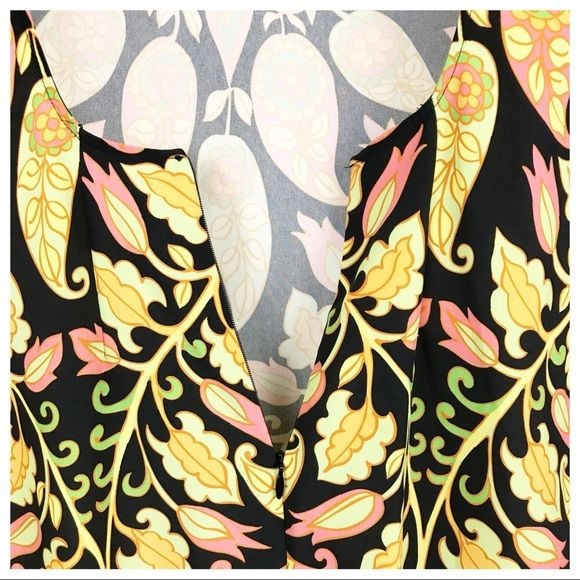 Zara NWT Retro Floral Print Mini Dress Size XS