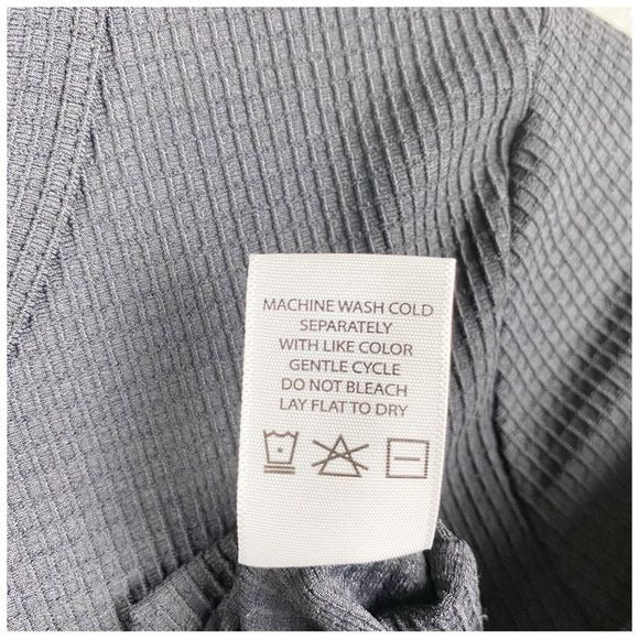 Year of Ours Thermal Nancy Crop in Black Size Small