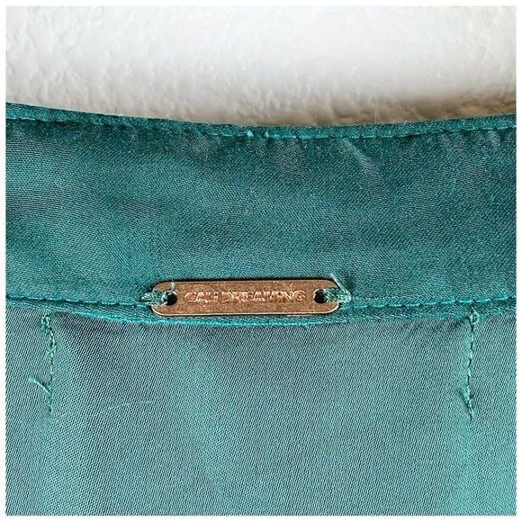 Cali Dreaming Green Button Down Maxi Dress Size Large