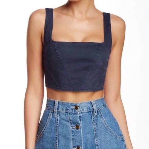 Free People Lost in the Light Crop Top Size 10
