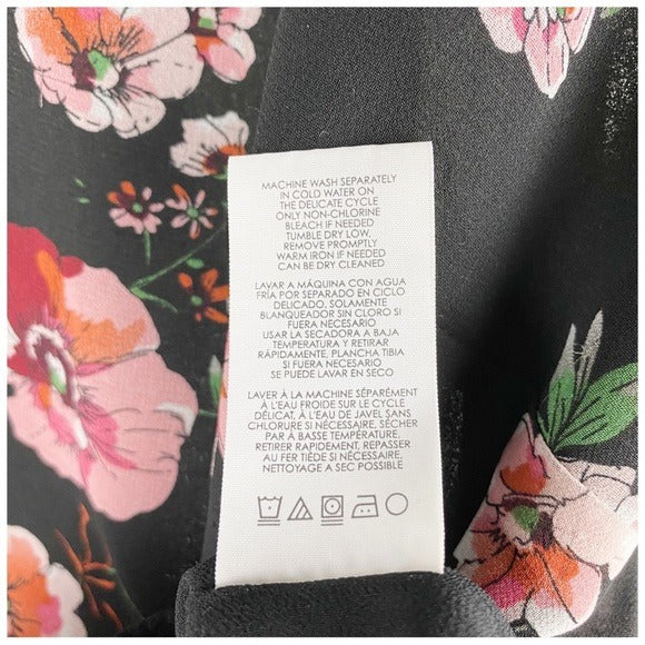 Cabi Garden Floral Blouse Size Medium