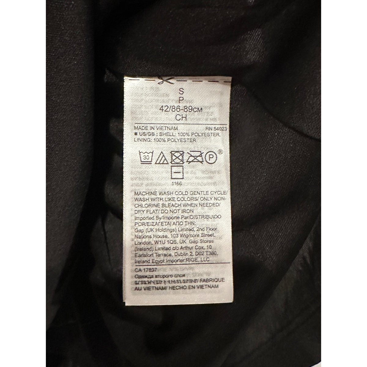 Banana Republic NWT Plisse Swing Dress in Black - Small