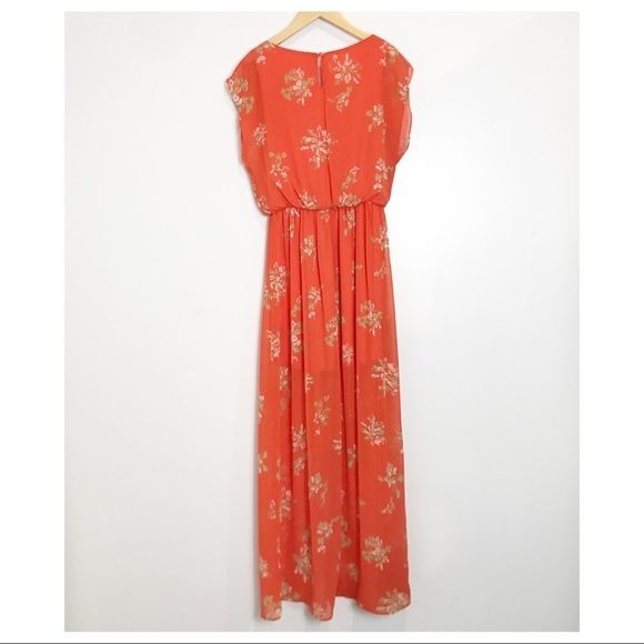 Lush Floral Maxi Dress Size Small