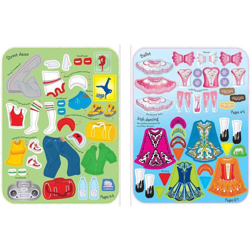 Usborne Sticker Dolly Dressing Dancers