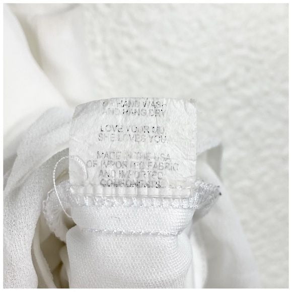 $$ Show Me Your Mumu Riri White Romper Size Medium