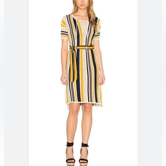 Frame Denim Le Lace Up Shirt Dress in Multi Stripe Size Small Ernest Grace Frame Denim Le Lace Up Shirt Dress in Multi Stripe Size Small Ernest Grace