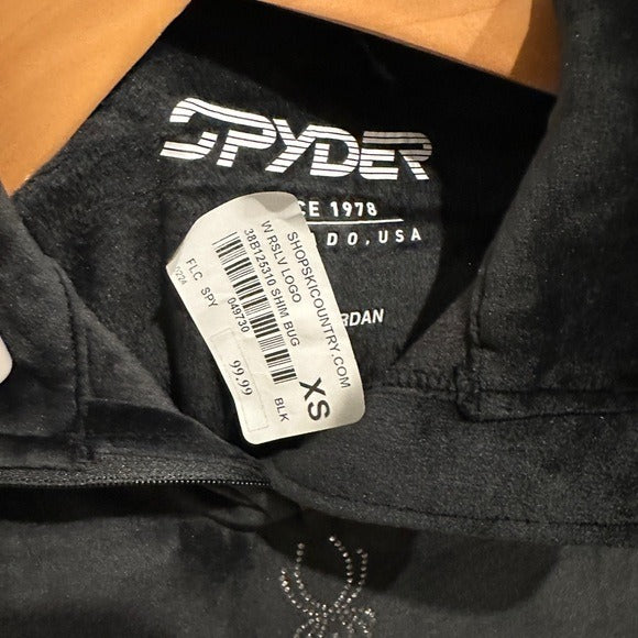 Spyder NWT Shimmer Bug 1/2-Zip Mid-Layer Size XS