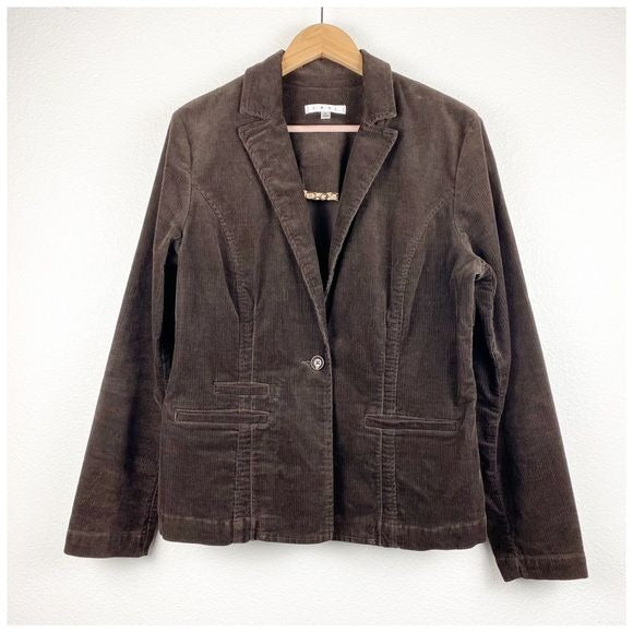Cabi Brown Corduroy Blazer Size Large