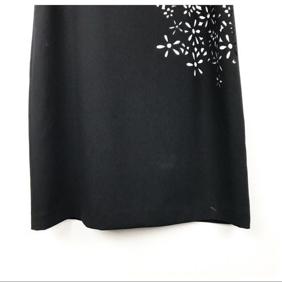 Calvin Klein Laser Floral Cutout Shift Dress Size 8P