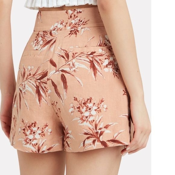 Joie Farron Linen Shorts in Warm Blush Size 0