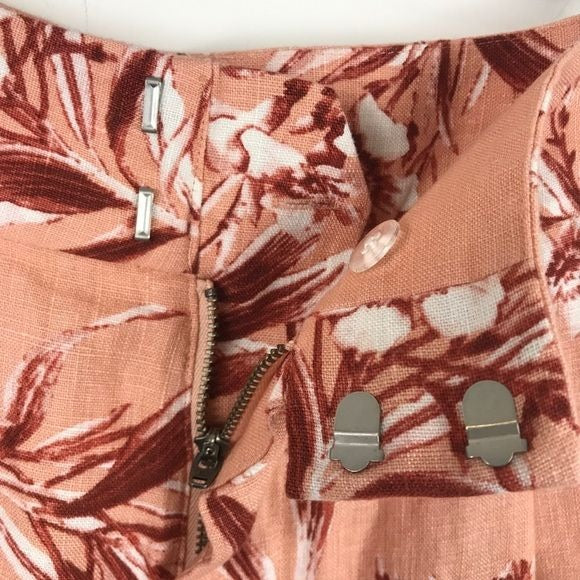Joie Farron Linen Shorts in Warm Blush Size 0