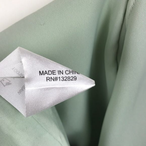 Superdown Thalia Bow Front Dress in Sage Size Small