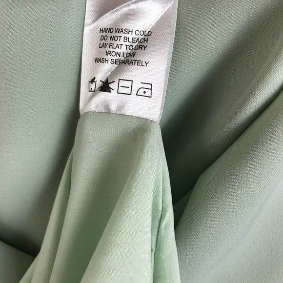 Superdown Thalia Bow Front Dress in Sage Size Small