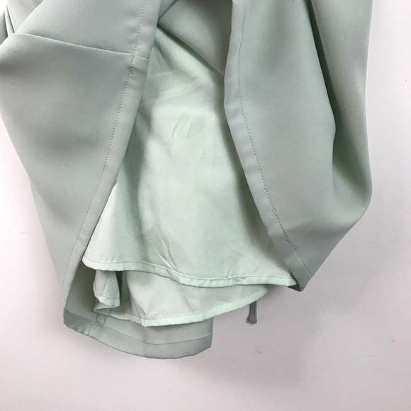 Superdown Thalia Bow Front Dress in Sage Size Small
