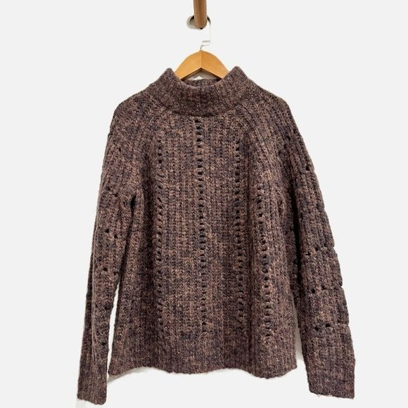Madewell Pointelle Mockneck Pullover Sweater Size XXS