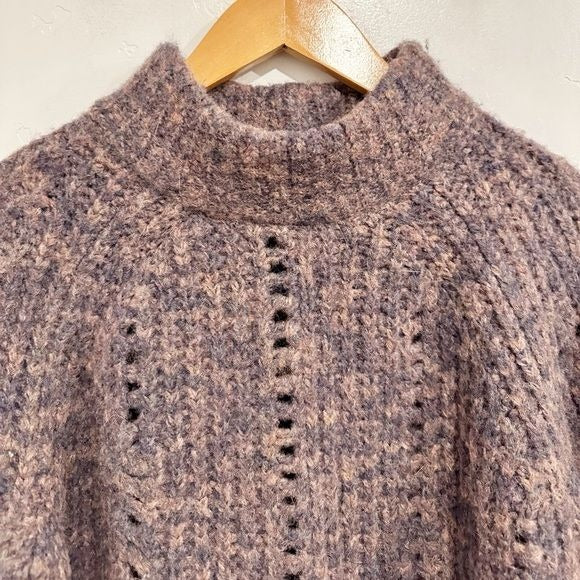 Madewell Pointelle Mockneck Pullover Sweater Size XXS