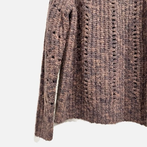 Madewell Pointelle Mockneck Pullover Sweater Size XXS