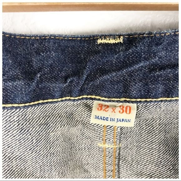Canton Overalls Japanese Selvedge Denim Jeans Regular Fit 32x30
